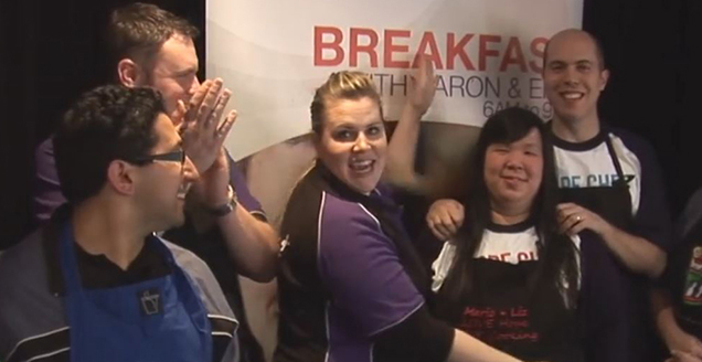 Elizabeth Rimbo and her husband Mario win Hope 103.2's 2012 Marriage Chef competition