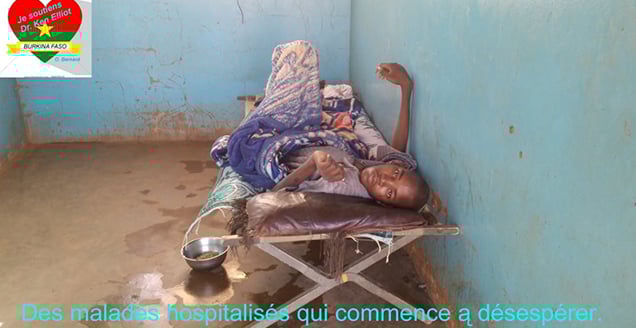 A patient at Dr Ken Elliott's hospital