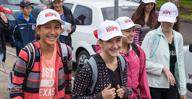 Participants in the 2015 Walk Of Hope