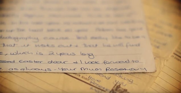 One of Lillian's letter from Rosemary