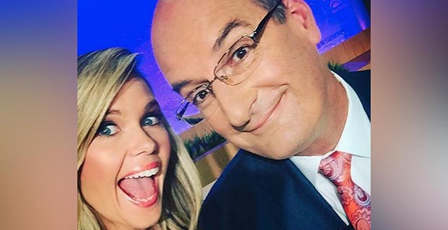 Edwina Bartholomew and David Koch from Sunrise