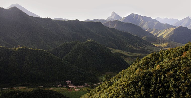 One of Korea's largest labour camps, Yodok, hidden in the mountains of North Korea.