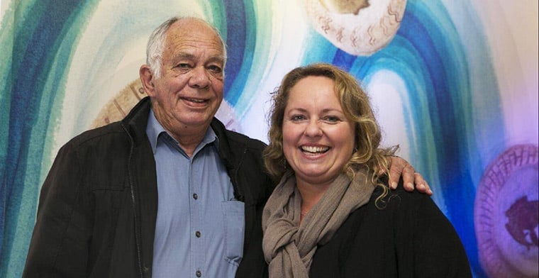 John Foster (left) Shannon Foster (right)