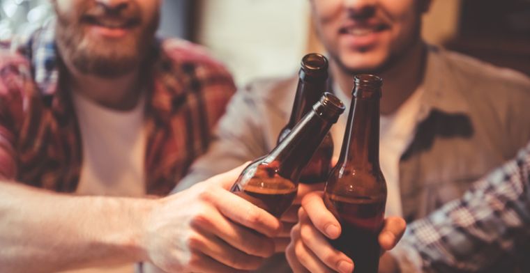Men having beer at pub
