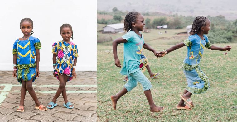 Girls treated by Mercy Ships