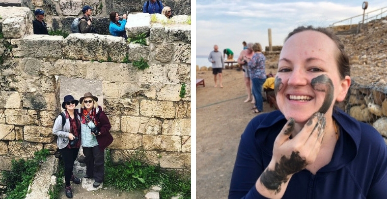 Laura and Suzanne in Israel