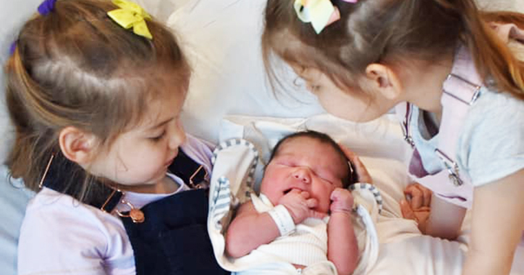 Erin La Macchia's kids Frankie, Mia and Hugo