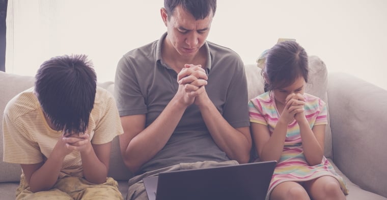 Family Praying Together