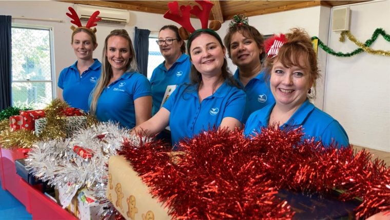 Wesley Mission staff at Kincumber deliver donated toys to families in need