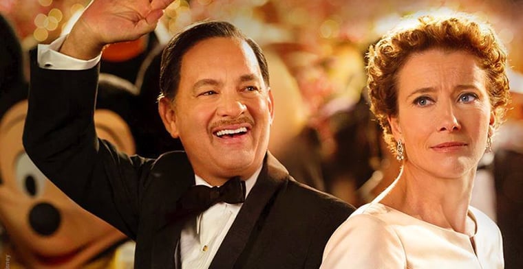 Tom Hanks and Emma Thompson in Saving Mr Banks
