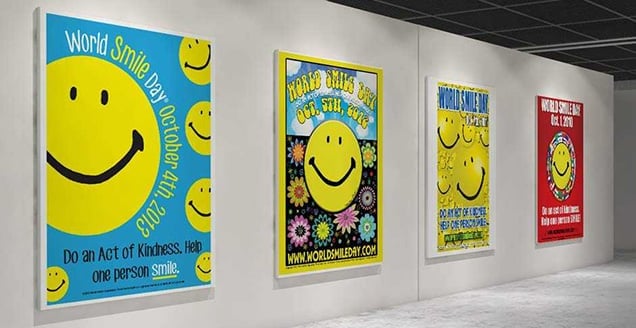 World Smile Day posters