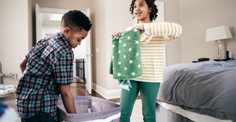 Kids Folding Towels