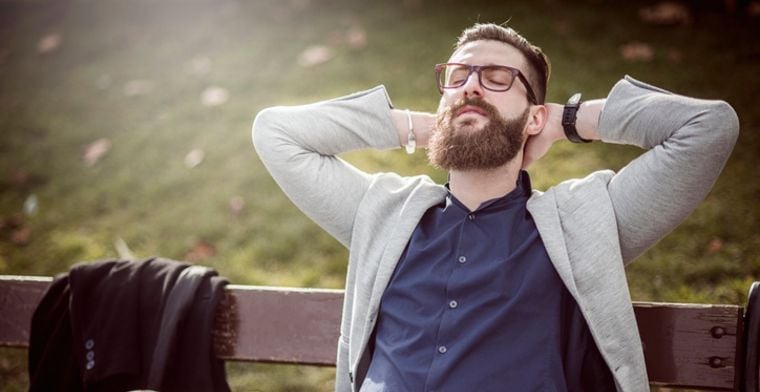 Man relaxing