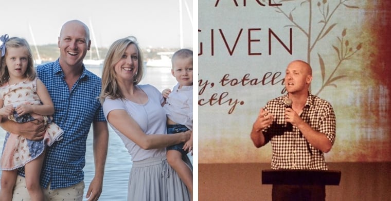 Pastor Tim Giavonelli and family