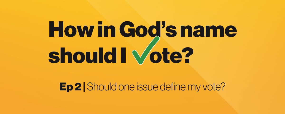 Should One Issue Define My Vote? – Episode 2