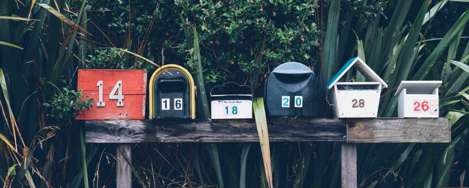 Five Letterboxes