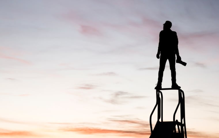 Photographer on Tower steve-halama