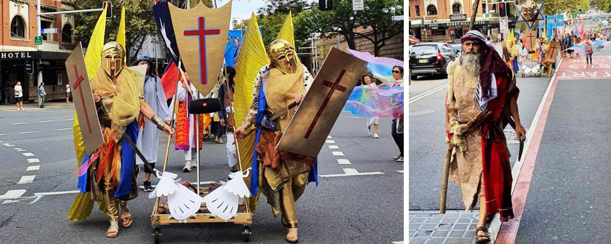 Warriors and Angels on Sydney’s Streets for 2020 Holy City March