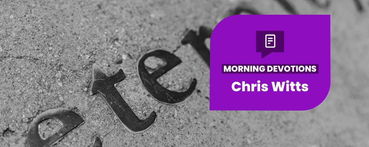 Mr Eternity — Morning Devotions