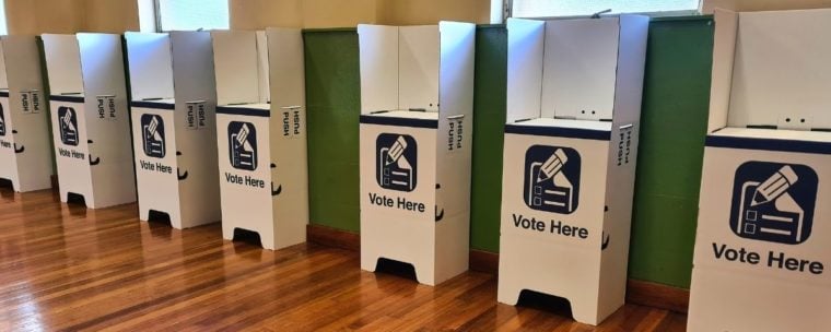 Australian elections, voting or polling booth for Federal and State/Territory government elections