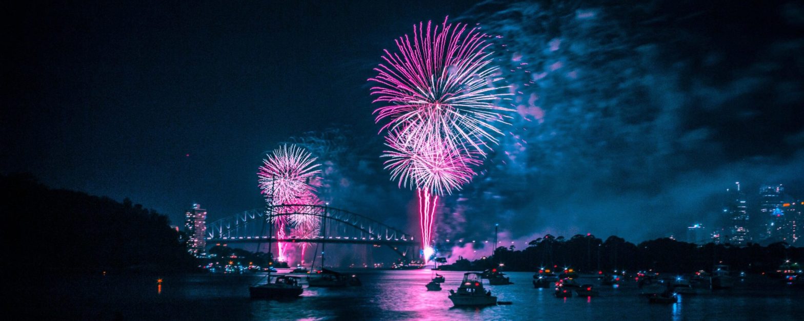 Sydney fireworks, Photo by Tom Hill on Unsplash