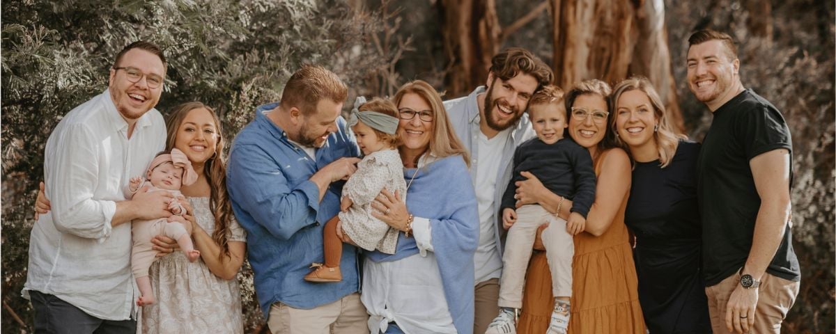 Kate Ryan with her family, all photos supplied