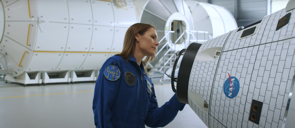Australian astronaut Katherine Bennell-Pegg_Screenshot from Australian Space Agency YouTube video