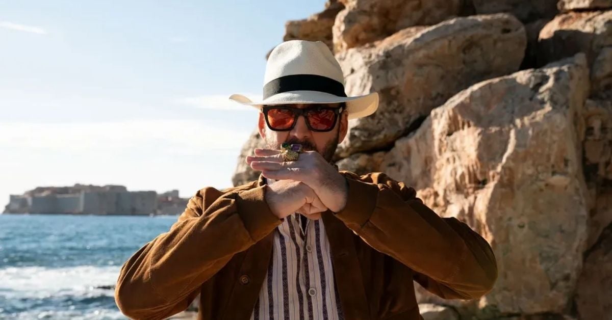 Nicolas Cage in Massive Talent Movie stills
