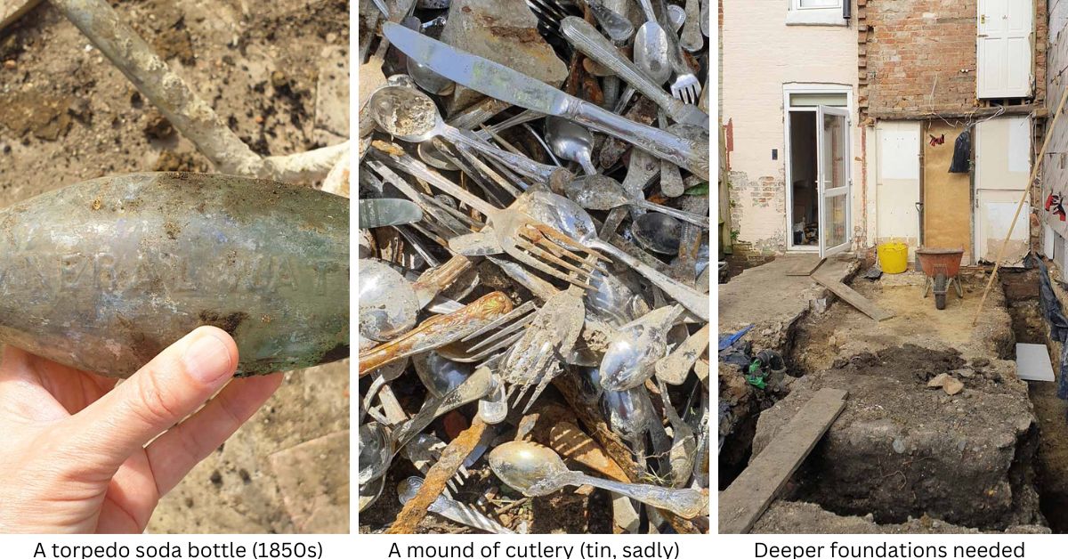 Sheridan Voysey digging foundation photos