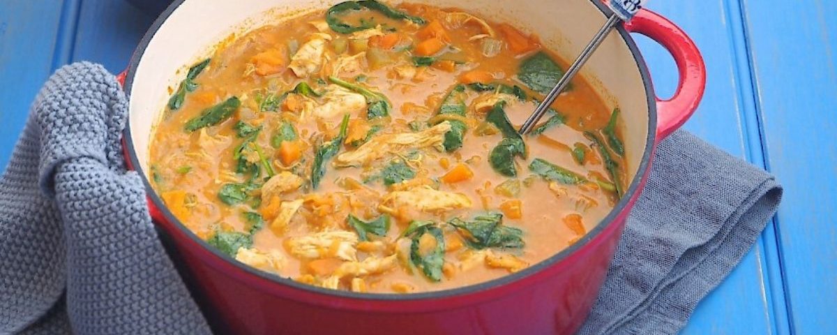Creamy Chicken Mulligatawny Soup [Paleo Friendly Recipe]