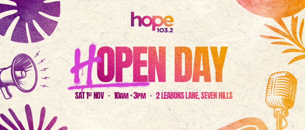 Hope 103.2's Open Day on November 1, 2025