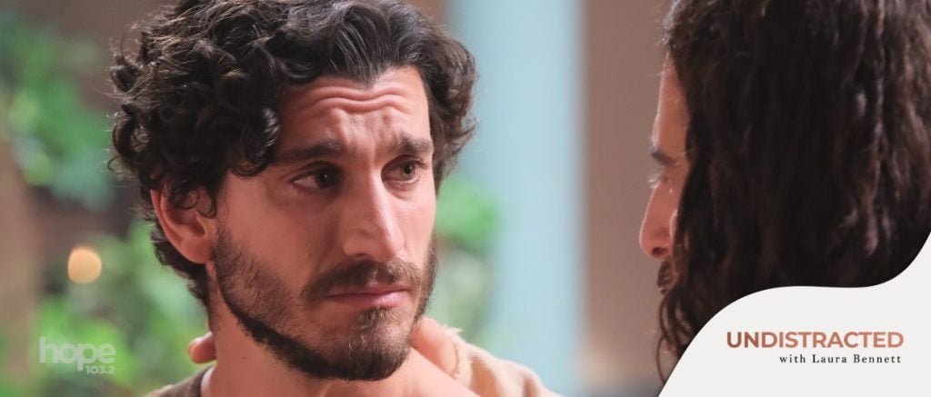 George Xanthis and Jonathan Roumie in The Chosen