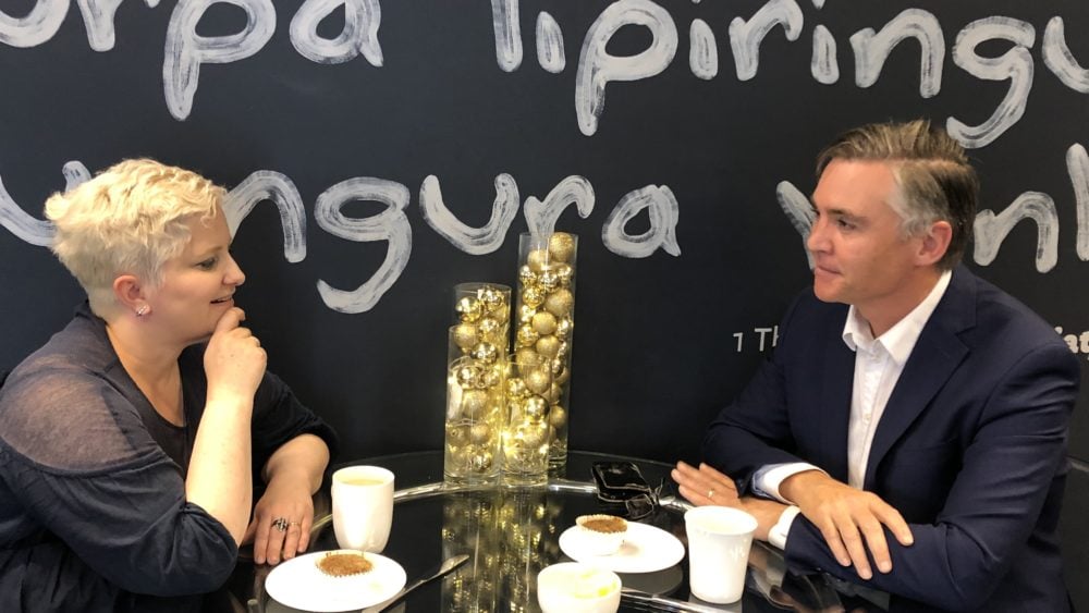 With All Due Respect podcast hosts Megan Powell du Toit and Michael Jensen