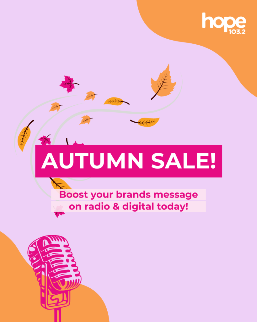Hope 103.2 Easter Autumn Sale for on-air and digital packages 2026