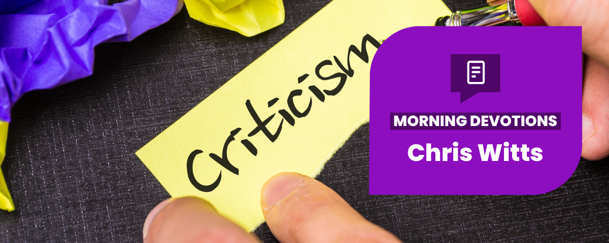 Judging Others: Part 1 — Morning Devotions