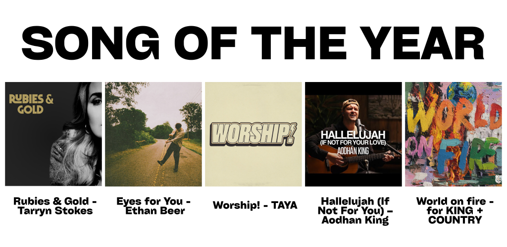 SONG OF THE YEAR NOMINEES 